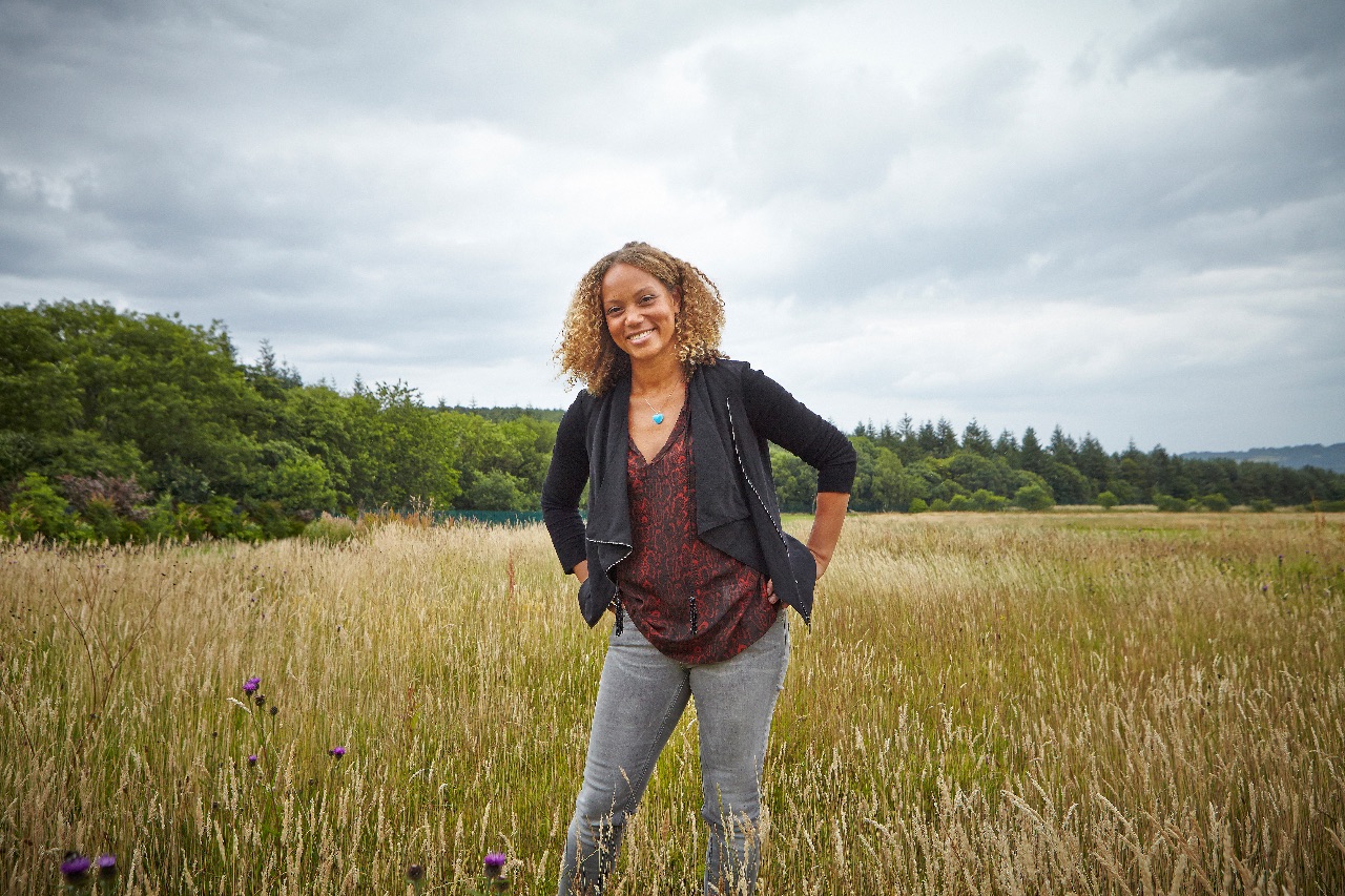 Angela Griffin - Location Shot